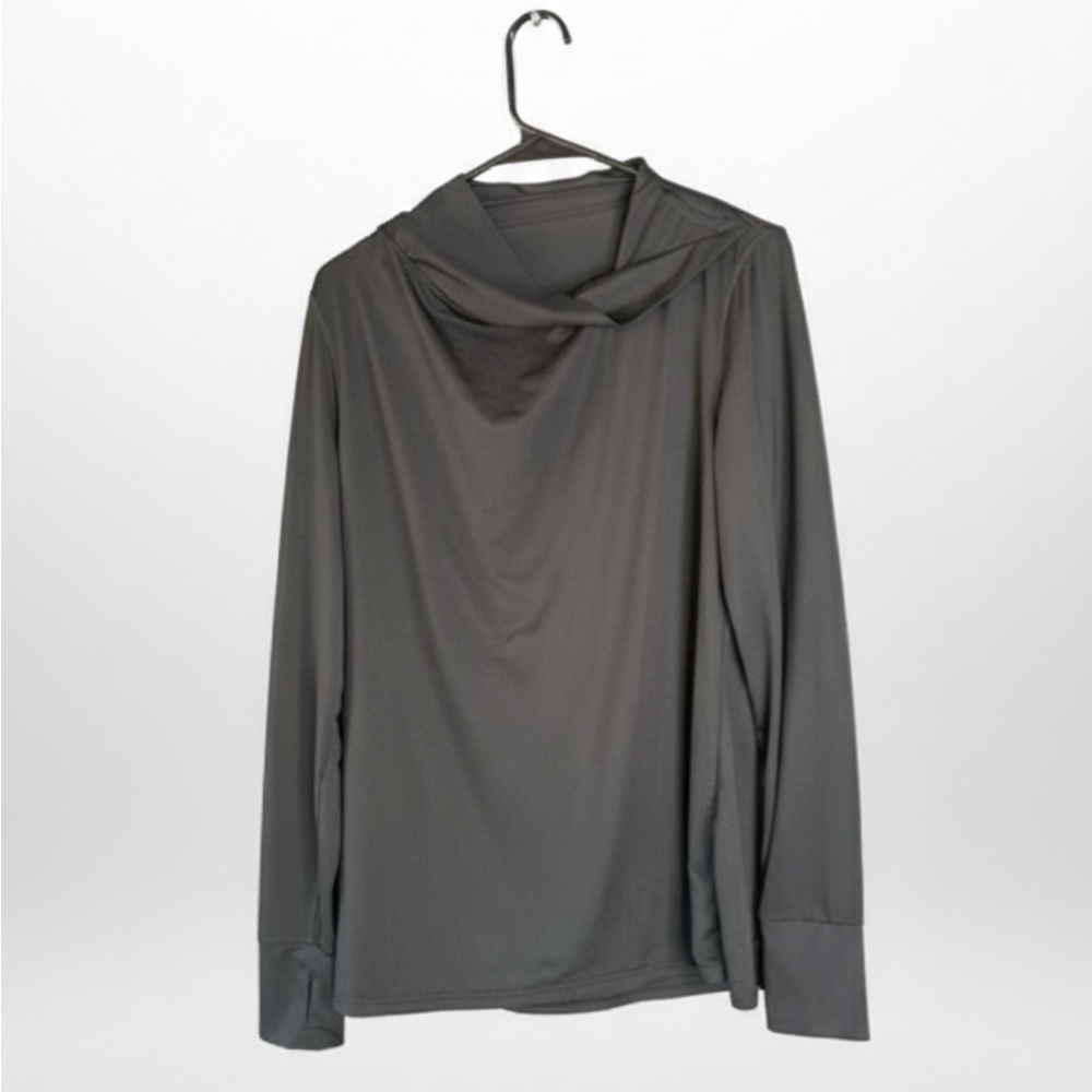 Fabletics Brand - Black Long Sleeve Workout Shirt - Women’s Size M